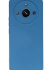 Newface Realme 11 Pro Kılıf Nano içi Kadife Silikon - Mavi