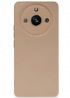 Newface Realme 11 Pro Kılıf Nano içi Kadife Silikon - Pudra