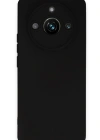 Newface Realme 11 Pro Kılıf Nano içi Kadife Silikon - Siyah