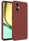 Newface Realme 12 Lite Kılıf First Silikon - Bordo