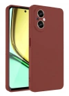 Newface Realme 12 Lite Kılıf First Silikon - Bordo