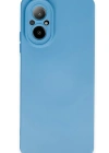 Newface Realme 12 Lite Kılıf Nano içi Kadife Silikon - Mavi