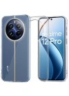 Newface Realme 12 Pro Plus Kılıf Lüx Şeffaf Silikon