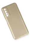 Newface Realme 7 Kılıf First Silikon - Gold