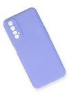 Newface Realme 7 Kılıf First Silikon - Lila