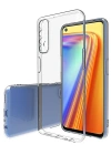 Newface Realme 7 Pro Kılıf Lüx Şeffaf Silikon - Şeffaf