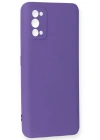 Newface Realme 7 Pro Kılıf Nano içi Kadife Silikon - Mor