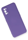 Newface Realme 7 Pro Kılıf Nano içi Kadife Silikon - Mor