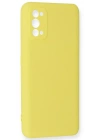 Newface Realme 7 Pro Kılıf Nano içi Kadife Silikon - Sarı