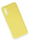 Newface Realme 7 Pro Kılıf Nano içi Kadife Silikon - Sarı