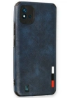 Newface Realme C11 2021 Kılıf Loop Deri Silikon - Lacivert