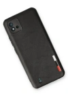 Newface Realme C11 2021 Kılıf Loop Deri Silikon - Siyah