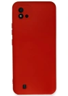 Newface Realme C11 2021 Kılıf Nano içi Kadife Silikon - Kırmızı