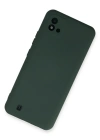 Newface Realme C11 2021 Kılıf Nano içi Kadife Silikon - Koyu Yeşil