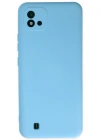 Newface Realme C11 2021 Kılıf Nano içi Kadife Silikon - Mavi