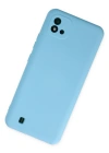 Newface Realme C11 2021 Kılıf Nano içi Kadife Silikon - Mavi