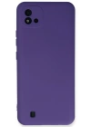 Newface Realme C11 2021 Kılıf Nano içi Kadife Silikon - Mor