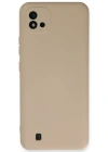 Newface Realme C11 2021 Kılıf Nano içi Kadife Silikon - Pudra