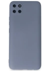 Newface Realme C11 Kılıf Nano içi Kadife Silikon - Gri