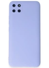 Newface Realme C11 Kılıf Nano içi Kadife Silikon - Lila