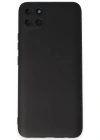 Newface Realme C11 Kılıf Nano içi Kadife Silikon - Siyah