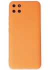 Newface Realme C11 Kılıf Nano içi Kadife Silikon - Turuncu