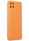 Newface Realme C11 Kılıf Nano içi Kadife Silikon - Turuncu
