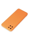 Newface Realme C11 Kılıf Nano içi Kadife Silikon - Turuncu