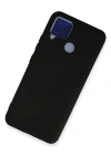 Newface Realme C15 Kılıf Nano içi Kadife Silikon - Siyah