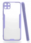 Newface Realme C15 Kılıf Platin Silikon - Lila