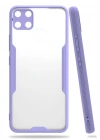Newface Realme C15 Kılıf Platin Silikon - Lila