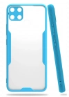 Newface Realme C15 Kılıf Platin Silikon - Mavi
