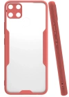 Newface Realme C15 Kılıf Platin Silikon - Pembe