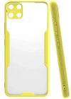 Newface Realme C15 Kılıf Platin Silikon - Sarı