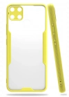 Newface Realme C15 Kılıf Platin Silikon - Sarı