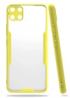 Newface Realme C15 Kılıf Platin Silikon - Sarı