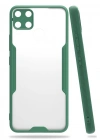 Newface Realme C15 Kılıf Platin Silikon - Yeşil