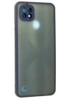 Newface Realme C21 Kılıf Montreal Silikon Kapak - Lacivert