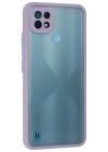 Newface Realme C21 Kılıf Montreal Silikon Kapak - Mor