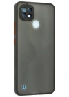Newface Realme C21 Kılıf Montreal Silikon Kapak - Siyah