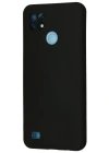 Newface Realme C21 Kılıf Nano içi Kadife Silikon - Siyah