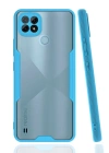 Newface Realme C21 Kılıf Platin Silikon - Mavi