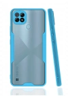 Newface Realme C21 Kılıf Platin Silikon - Mavi