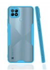 Newface Realme C21 Kılıf Platin Silikon - Mavi