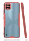 Newface Realme C21 Kılıf Platin Silikon - Pembe