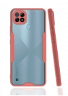 Newface Realme C21 Kılıf Platin Silikon - Pembe