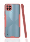 Newface Realme C21 Kılıf Platin Silikon - Pembe