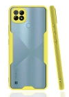 Newface Realme C21 Kılıf Platin Silikon - Sarı