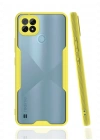 Newface Realme C21 Kılıf Platin Silikon - Sarı