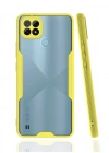 Newface Realme C21 Kılıf Platin Silikon - Sarı